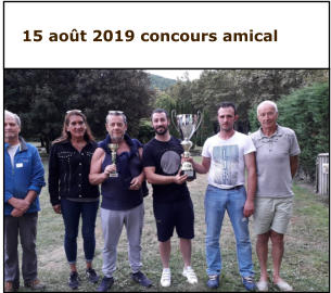 15 août 2019 concours amical